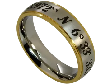 Model Aramis - 1 coordinate ring stainless steel
